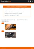 Den professionelle guide til udskiftning af Viskerblade på din DACIA DUSTER 1.5 dCi 4x4 (HSMC, HSMD)