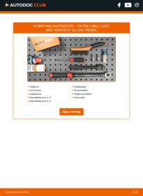 Slik bytter du Motorfeste 1.4 16V Polo 9N