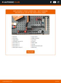 How to carry out replacement: Control Arm 1.9 TDI Seat Cordoba 6L2