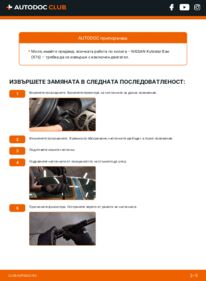 Как се извършва смяна на: Перо на чистачка dCi 85 Nissan Kubistar Ван X80