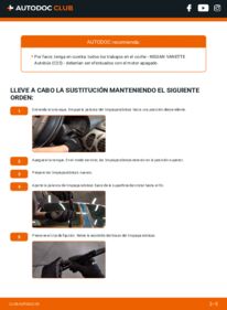 Cómo sustitución de Escobillas de Limpiaparabrisas 2.0 D Nissan Vanette C22