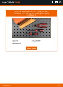 Kako izvesti menjavo: Zracni filter LT 28-46 II Keson / Podvozje (2DC, 2DF, 2DG, 2DL, 2DM) 2.5 TDI