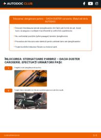 Cum să efectuați înlocuirea: Lamela stergator Dacia Duster Van 1.5 dCi 4x4