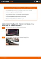 Hogyan végezzek Ablaktörlő cserét Cayenne Coupe (9YB) 3.0 AWD (9YBAA1) autómban? Lépésről-lépésre útmutatók