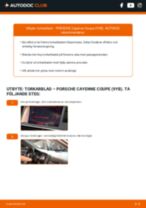 Verkstadshandbok för Cayenne Coupe (9YB) 3.0 E-Hybrid AWD