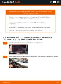 Sostituzione di Tergicristalli Land Rover Discovery LA 3.0 TD 4x4