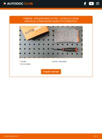 Jak provést výměnu: Vzduchovy filtr B12 Sedan (E38) 5.7