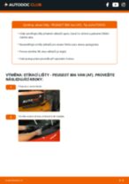 Profesionální průvodce výměnou součástky Vzduchovy filtr na tvém autě PEUGEOT 806 Kastenwagen (AF) 2.0 (AFRFNC)