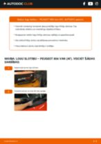 806 MPV 2.0 HDI Stikla tīrītāja slotiņa: kā nomainīt? Pakāpeniskas rokasgrāmatas