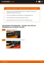 De professionele handleidingen voor Luchtfilter-vervanging in je PEUGEOT 806 Kastenwagen (AF) 2.0 (AFRFNC)