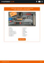 DIY-manual for utskifting av Alarmkontakt Bremsebeleggslitasje i AUDI A7 2023