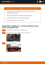 Trin-for-trin PDF-tutorial om skift af E28 Alpina Vakuumpumpe Til Bremser