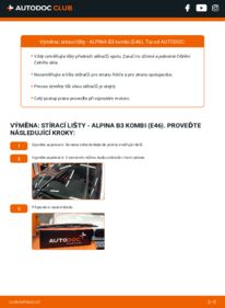 Jak provést výměnu: List stěrače B3 Touring (E46) 3.3