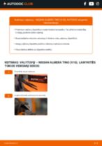 Kaip pakeisti ir sureguliuoti Stiklo valytuvai NISSAN ALMERA: pdf pamokomis