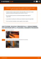 Sostituzione Tergicristalli anteriore e posteriore Nissan Primera P10: tutorial PDF passo-passo