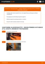 Käsiraamat PDF PRIMERA Hatchback (P12) 2.2 dCi hoolduse kohta