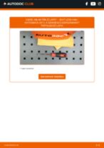 SEAT LEON Box Body / Hatchback (5F1) első és hátsó Törlőlapát cseréje: javítási kézikönyv pdf