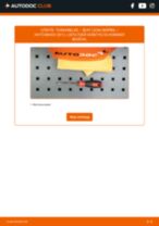 Byta Torkarblad fram och bak SEAT LEON Box Body / Hatchback (5F1): guide pdf
