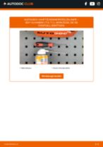SEAT MALAGA (023A) Kompressor, Druckluftanlage: Schrittweises Handbuch im PDF-Format zum Wechsel