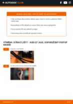 Podrobné PDF tutoriály, jak vyměnit List stěrače na autě AUDI Q7 (4L)