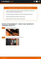 Vaiheittainen PDF-opas: kuinka vaihtaa AUDI Q7 (4L) -mallin Pyyhkijänsulat