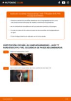 Tutorial de reparación y mantenimiento de AUDI TT Roadster (FV9, FVR) 2020
