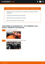 FIAT FREEMONT Klaasipuhastajad vahetus: tasuta pdf