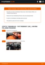 Byta Vindrutetorkarblad FIAT FREEMONT: gratis pdf
