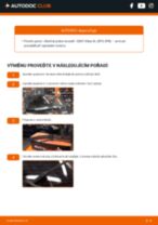 Instalace List stěrače SEAT ALTEA XL (5P5, 5P8) - příručky krok za krokem