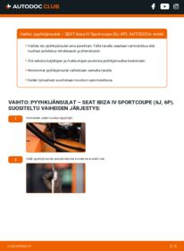Kuinka vaihtaa Pyyhkijänsulat 1.4 Seat Ibiza IV Sportcoupe -autoon