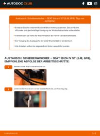 Anleitung: SEAT Ibiza IV ST (6J8, 6P8) Scheibenwischer vorne wechseln -  Anleitung und Video Tutorial
