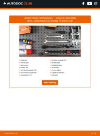 Hvordan man udfører udskiftning af: Styrekugle på 30 TDI AUDI A3 Limousine (8YS)