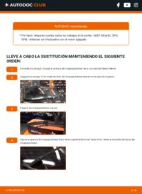 Cómo sustitución de Escobillas de Limpiaparabrisas 1.9 TDI Seat Altea XL
