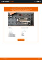 Trin-for-trin PDF-tutorial om skift af VW TRANSPORTER IV Box (70XA) Bærearm