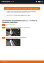 Come faccio ad effettuare la sostituzione di Spazzole tergicristallo su Polo III Hatchback (6N2) 1.4 TDI? Guide passo dopo passo