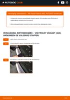 Hoe voer ik een Ruitenwisser-vervanging in mijn Passat B8 Sedan (3G2, CB2) 2.0 TSI 4motion uit? Stapsgewijze handleidingen