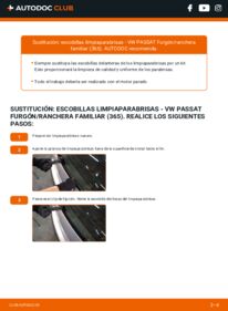 Cómo sustitución de Escobillas de Limpiaparabrisas 2.0 TSI VW PASSAT Kasten/Kombi (365)