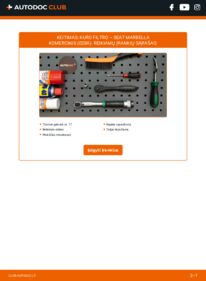 Kaip atlikti keitimą: SEAT MARBELLA Box (028A) 0.9 Kuro filtras