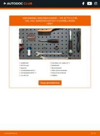 Vervanging uitvoeren: Wielremcilinder 1.8 Cat VW Jetta 2