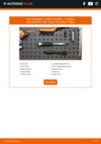 Step by step PDF-tutorial on Lambda Sensor CITROËN BERLINGO Box (B9) replacement