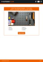 DIY-manual for utskifting av Bremsetrommel i TOYOTA bB 2016