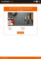 DIY-manual for utskifting av Bremsetrommel i TOYOTA COROLLA 2023
