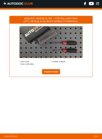 Kako izvesti menjavo: Zracni filter Dispatch II MPV (VF7) 2.0 HDi