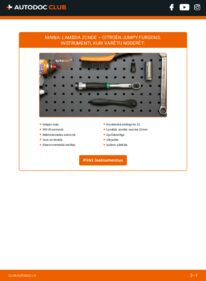 Kā veikt nomaiņu: 1.6 HDi 16V Citroen Jumpy Van Lambda zonde