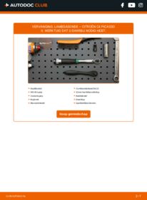 Vervanging uitvoeren: Lambdasonde 1.6 HDi / BlueHDi Citroen C4 Picasso 2