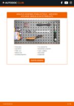 Zamenjavo Zarnica luci za registrsko tablico MERCEDES-BENZ VITO: brezplačen pdf