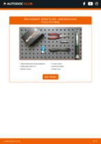 How to change Spark plug set iridium and platinum on MERCEDES-BENZ B-CLASS (W245) - manual online