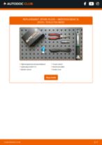 How to change Spark plug set iridium and platinum on MERCEDES-BENZ SL (R231) - manual online