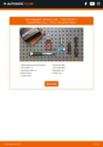 DIY manual on replacing FORD ESCORT Spark Plug