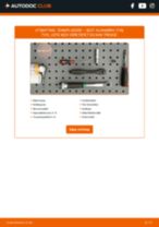 Manuell PDF om Alhambra (7V8, 7V9) 1.9 TDI 4motion vedlikehold